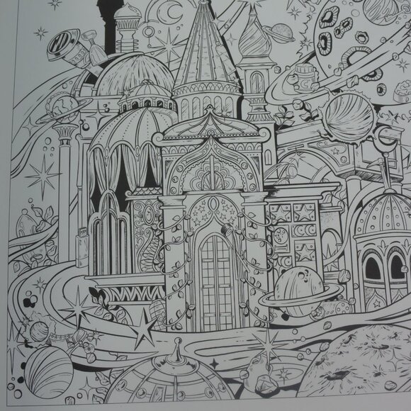 Mythographic Enchanted Castles Coloring Book by Fabiana Attanasio - Picture 10 of 12